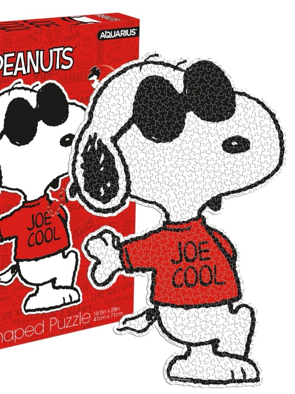 Peanuts Joe Cool Puzzle – Red, White & Black